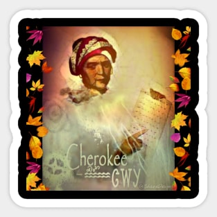 Chief Sequoya Sticker